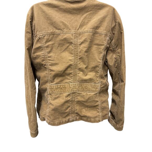 VTG 90's Eddie Bauer Jacket Women's XL Brown Corduroy Jacket Coat button pocket - Picture 4 of 5